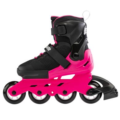 Детские раздвижные ролики Rollerblade Microblade G Neon Pink для девочек 28-32