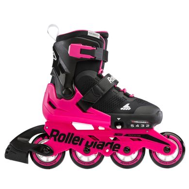 Детские раздвижные ролики Rollerblade Microblade G Neon Pink для девочек 28-32