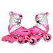 Дитячі розсувні ролики Flying Eagle S6T Pink 28-32