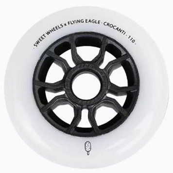 Колеса Flying Eagle Crocanti 110 mm белые