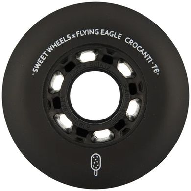 Flying Eagle Crocanti 80 mm 88a black - 4 колеса