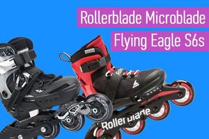 Сравнительный обзор роликовых коньков Rollerblade Microblade и Flying Eagle S6s