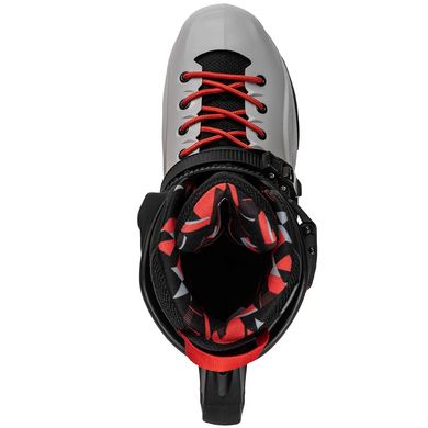 Фрискейт ролики Rollerblade Pro X grey-warm red 40.5 размер