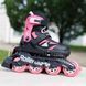 Детские розовые ролики Rollerblade Microblade 33-36,5