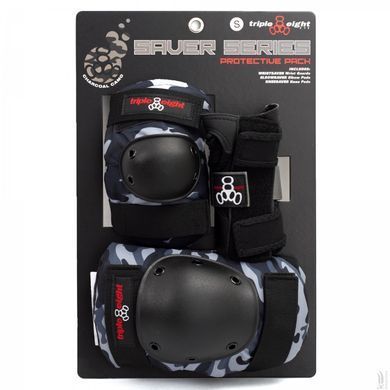 Защитный набор Triple8 Saver Series 3-Pack Charcoal Camo размер Jr
