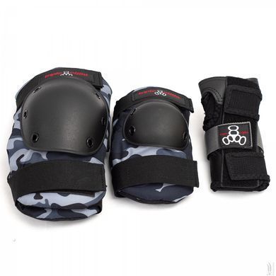 Защитный набор Triple8 Saver Series 3-Pack Charcoal Camo размер Jr
