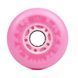 LED колеса FE Lazerwheelz Pink 80 mm