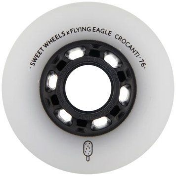 Flying Eagle Crocanti 76 mm 88a white - 4 колеса