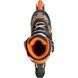 Раздвижные детские ролики Rollerblade Microblade SL размер 28-32 черно-оранжевые