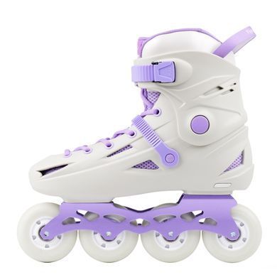 роликові ковзани Flying Eagle Avian White-purple вигляд збоку