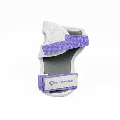 Наколенники налокотники защита на запястья Flying Eagle Cobet White Purple