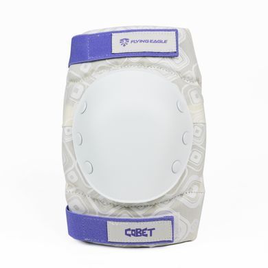 Комплект захисту для роликів Flying Eagle Cobet White Purple білий фіолетовий