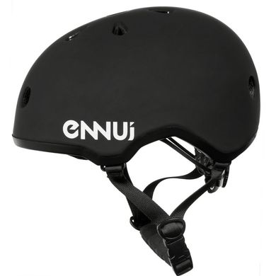 Шлем ENNUI Elite 54-59 cm Black с козырьком