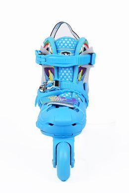 Детские раздвижные ролики Flying Eagle S3 Blue размер 32-36