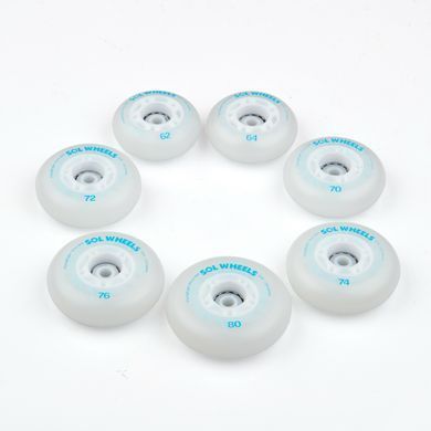 Колеса для детских роликов Flying Eagle Sol Blue 62 мм