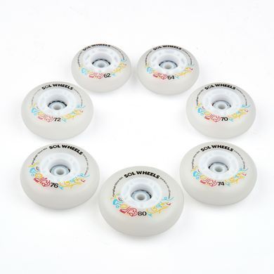 Колеса для детских роликов Flying Eagle Sol Multicolor 62 мм