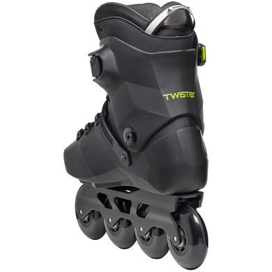 Роликові ковзани для активного катання Rollerblade Twister XT black-lime на ногу 25 см