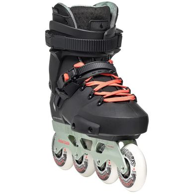 Роликовые коньки для активного катания Rollerblade Twister XT W black-mint на ногу 23 см
